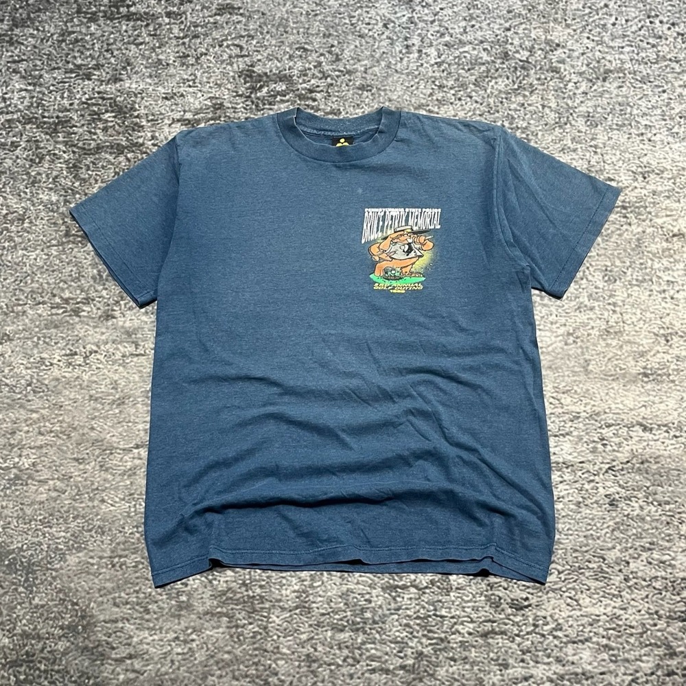 Vintage 90s Pennsylvania State Police T Shirt‎ Mens Large Blue Made In USA